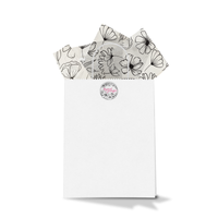 Black and White Floral Designer Tissue Paper for Gift Bags