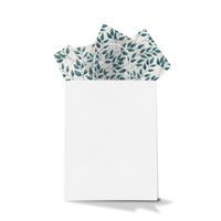 Teardrop Leaves Tissue Paper