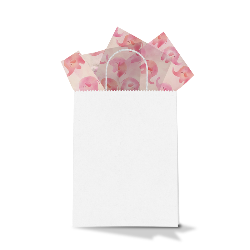 Pink Elephant Tissue Paper