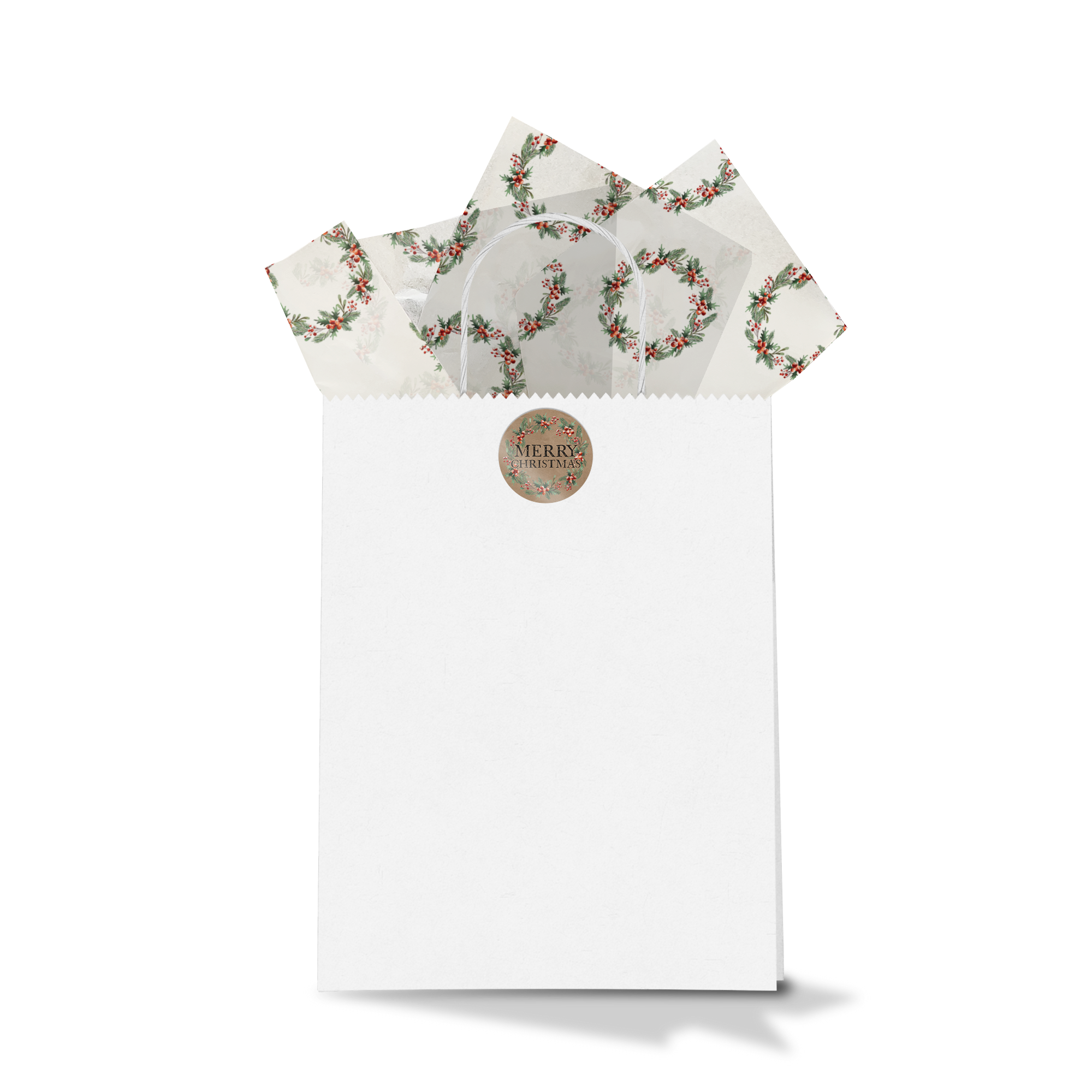 Christmas Wreath Tissue Paper