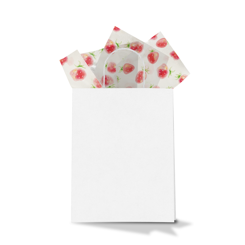 Strawberries Designer Tissue Paper for Gift Bags