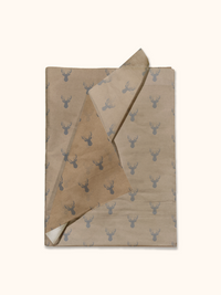 Charcoal Deer Tissue Paper