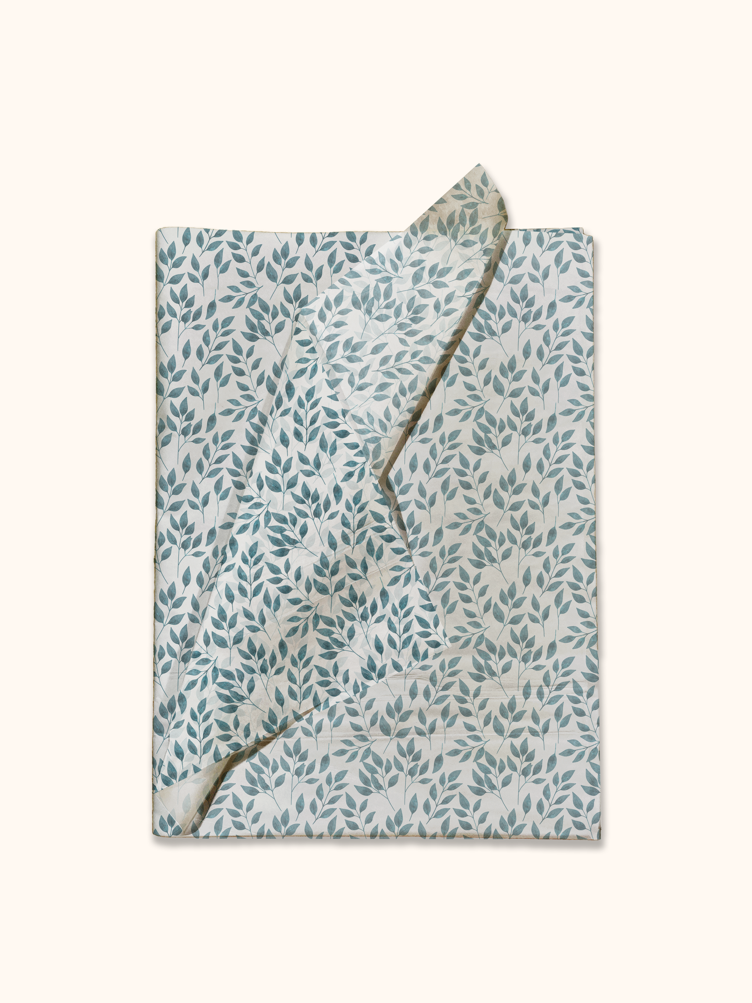 Teardrop Leaves Tissue Paper