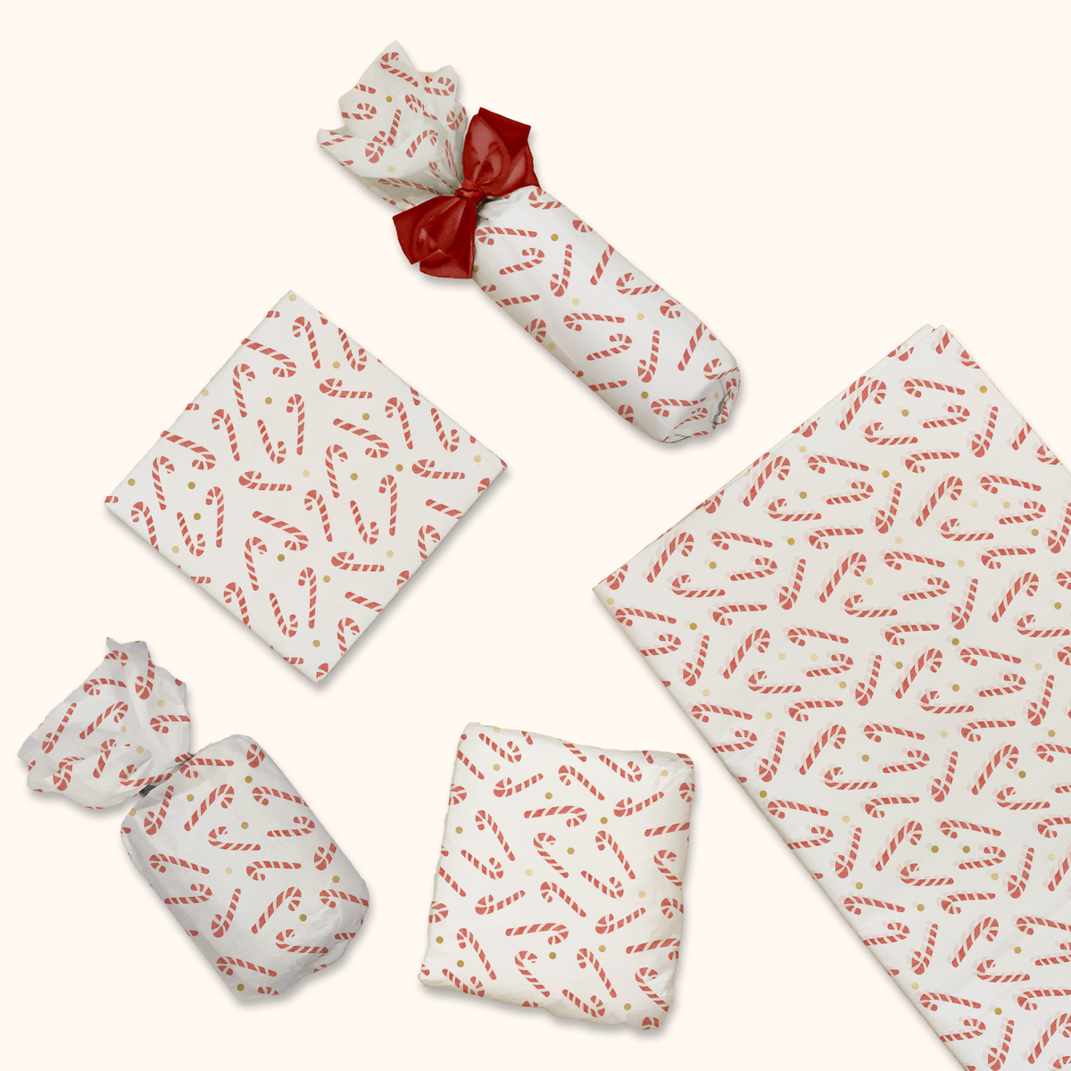 Candy Cane Tissue Paper
