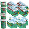 Train Birthday Party Tableware Kit For 16 Guests - BirthdayGalore.com