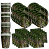 Hunter Camo Birthday Party Tableware Kit For 16 Guests - BirthdayGalore.com