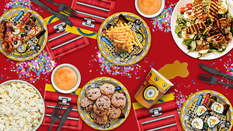 Tool Time Birthday Party Tableware Kit For 16 Guests
