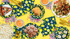 Lemon Baby Shower Tableware Kit For 24 Guests