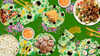 Saint Patricks Day Birthday Party Tableware Kit For 16 Guests