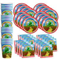 The Wonderful Wizard of Oz Birthday Party Tableware Kit For 16 Guests - BirthdayGalore.com