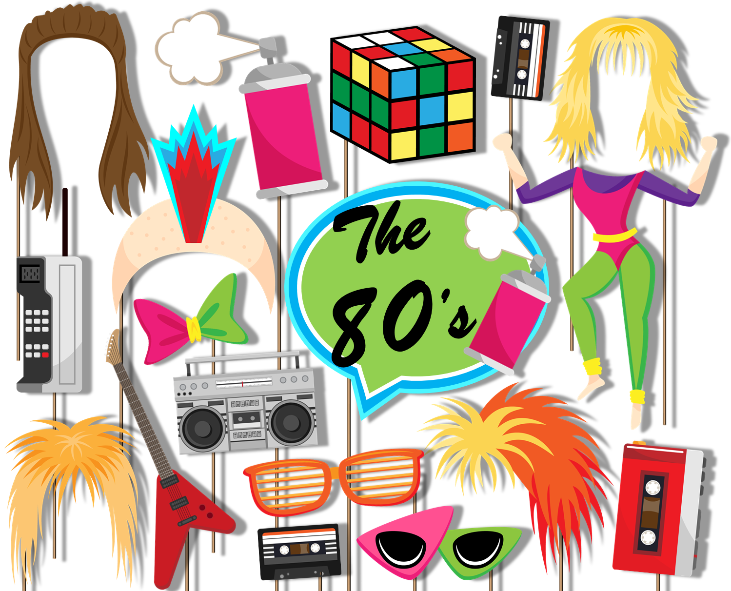 80-s-totally-awesome-decade-photo-booth-props-20pcs-assembled